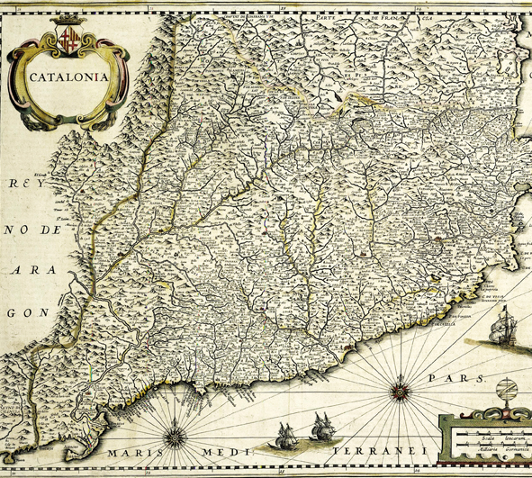 Katalonya haritası