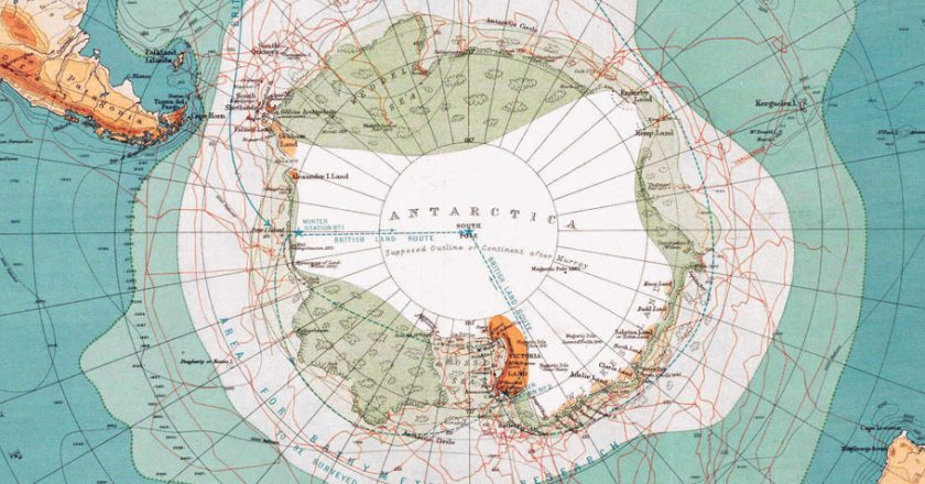 Antarktika Harita